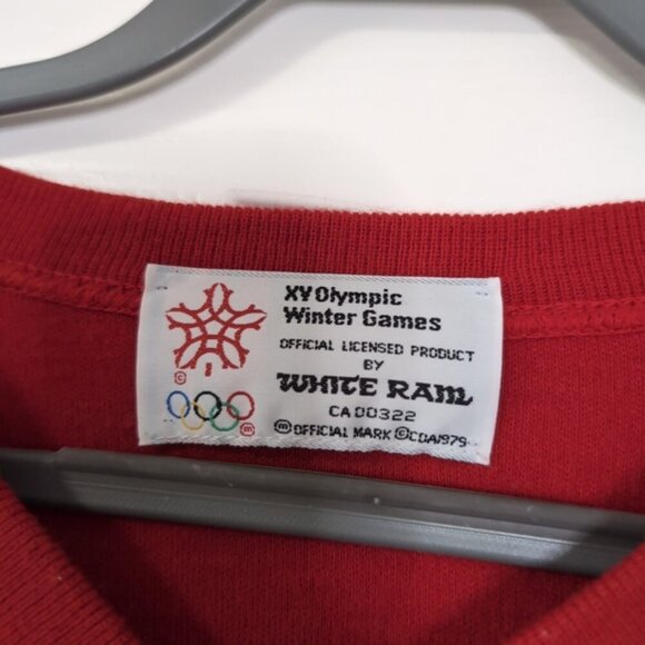 Olympic Games Rare Merch Memorabilia Calgary '88 Winter Sweater L - Picture 4 of 7